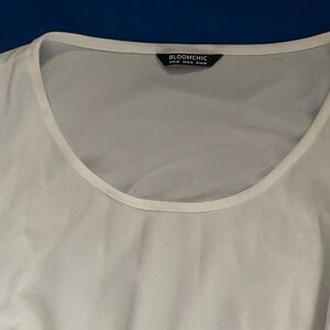 BloomChic Sheer White Top